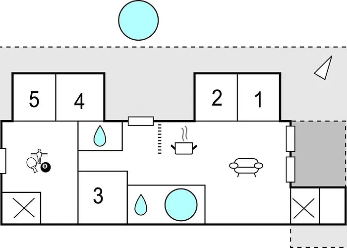 Σπίτι διακοπών 5 Bedroom Pet Friendly In *
